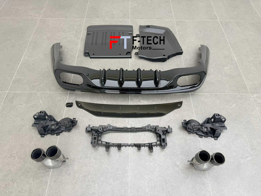 CLE 53 AMG Style Rear Diffuser Exhaust Tips For Mercedes Benz CLE C236 2024+