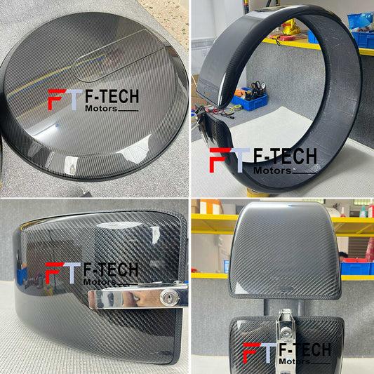 Dry Carbon Fiber Spare Tire Wheel Cover Ring For Mercedes Benz G Class W465 W464 G63 AMG 2019+