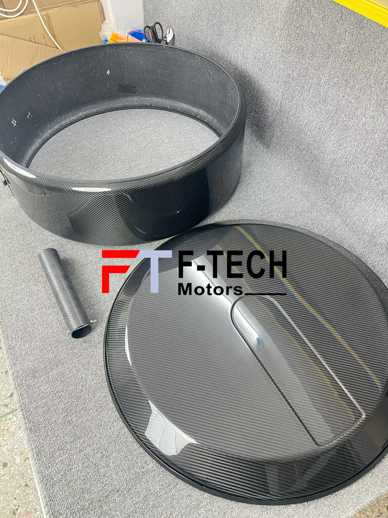 Dry Carbon Fiber Spare Tire Wheel Cover Ring For Mercedes Benz G Class W465 W464 G63 AMG 2019+