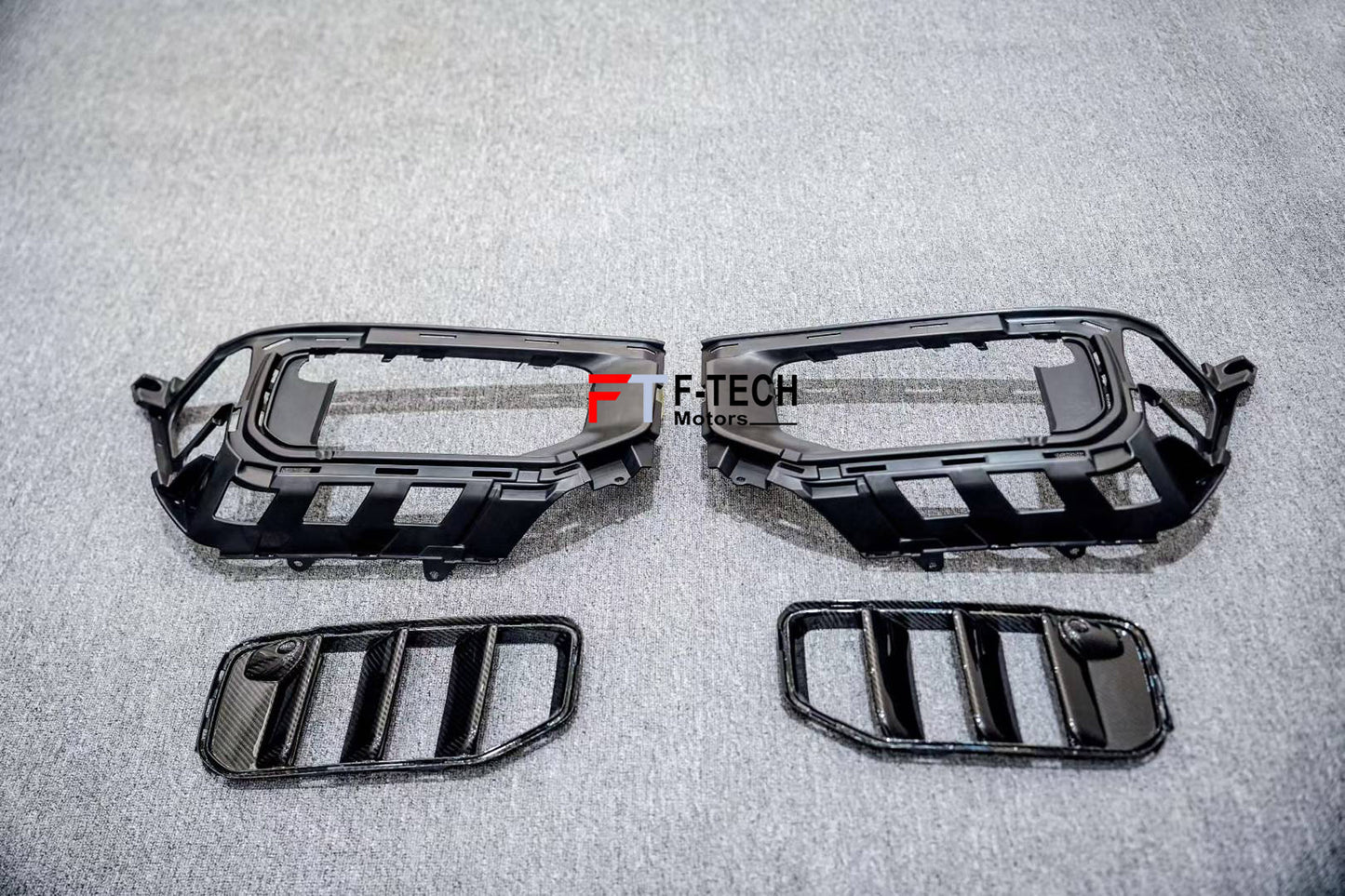 Dry Carbon Fiber Front Bumper Inserts Vents For Mercedes Benz G Class W465 G63 AMG 2025+