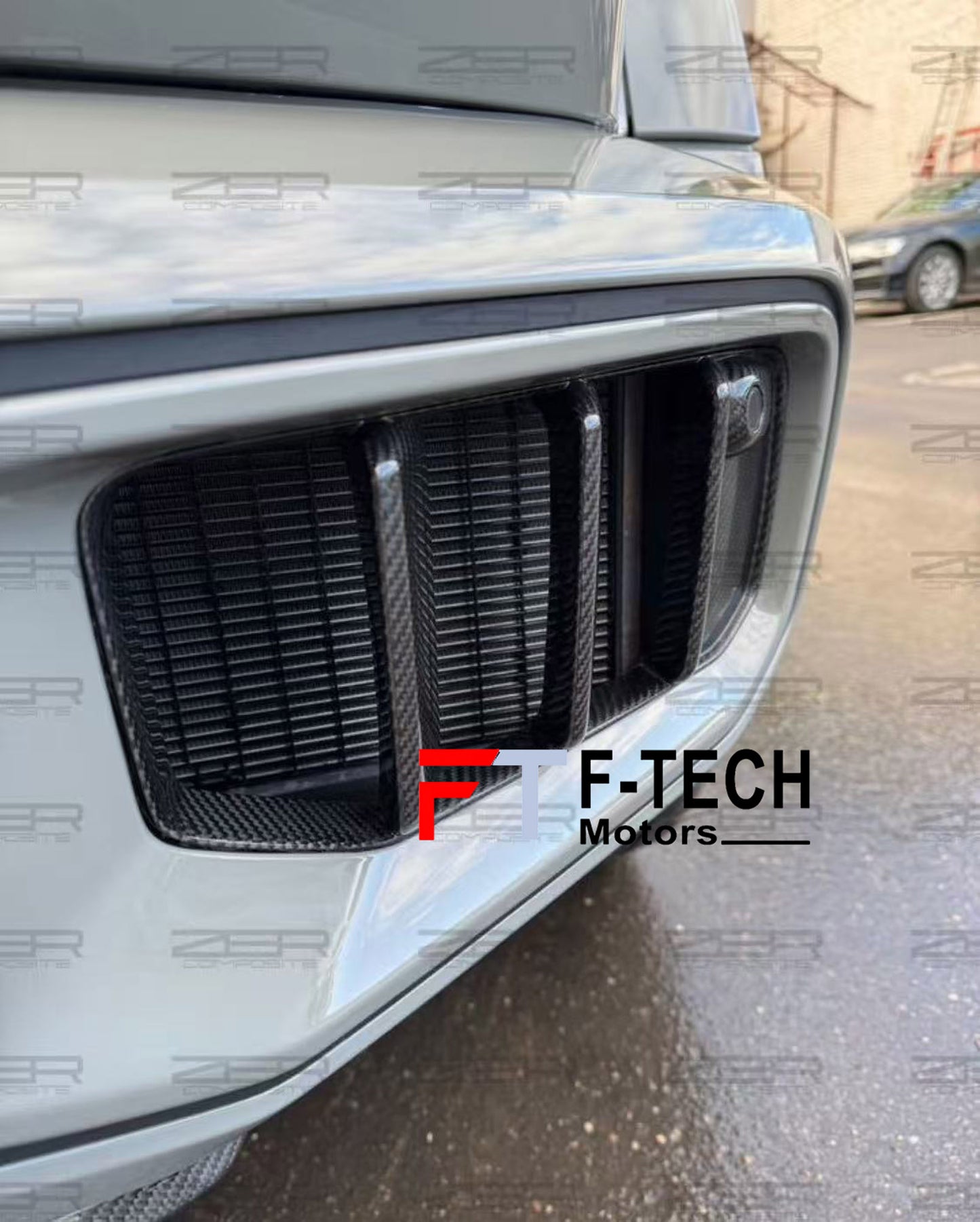 Dry Carbon Fiber Front Bumper Inserts Vents For Mercedes Benz G Class W465 G63 AMG 2025+