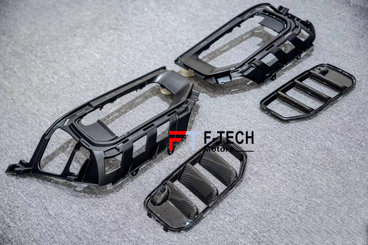 Dry Carbon Fiber Front Bumper Inserts Vents For Mercedes Benz G Class W465 G63 AMG 2025+