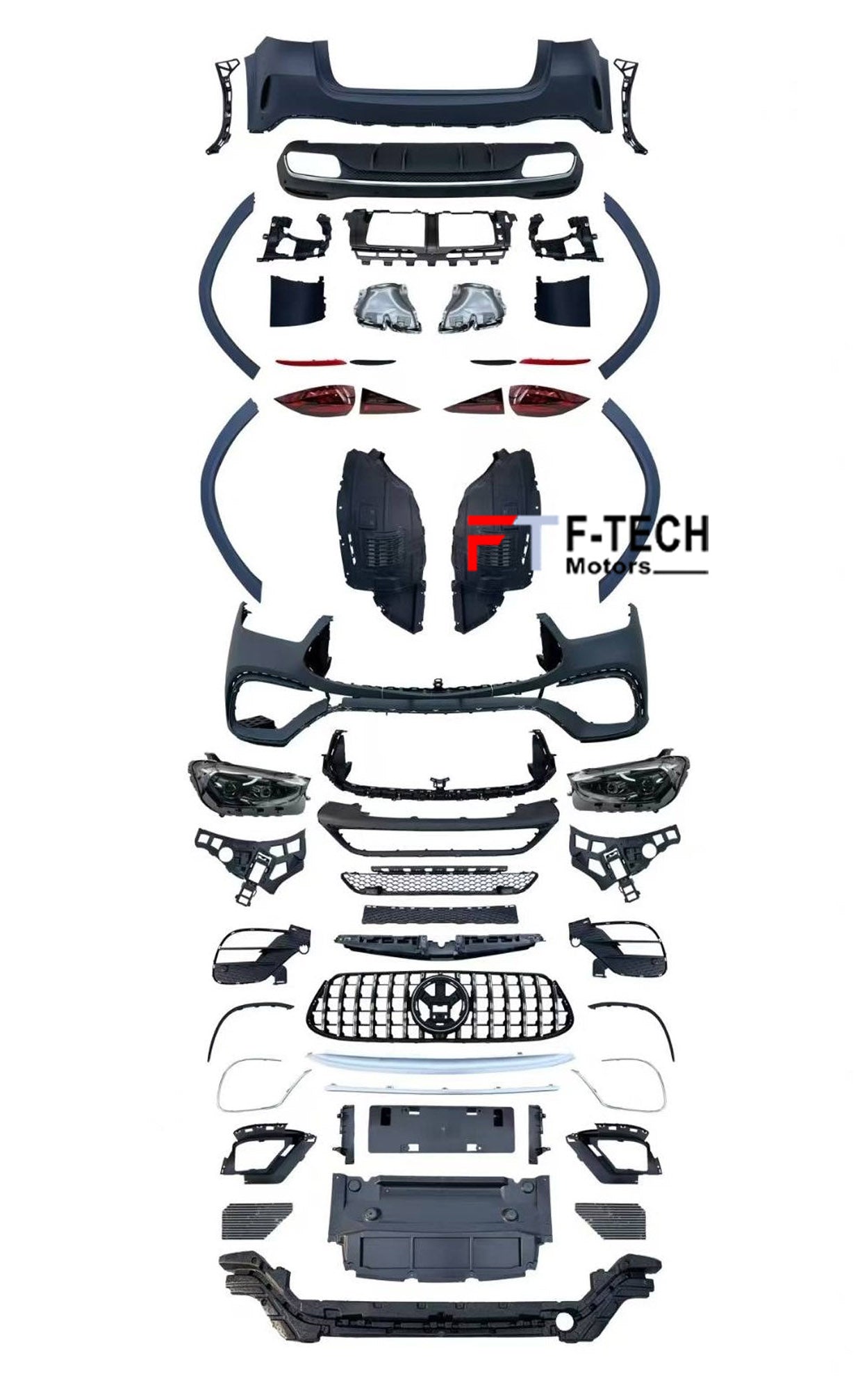 2025 Style Mercedes Benz GLE 63 Upgrade Body Kit For Mercedes Benz GLE V167 2019 - 2023