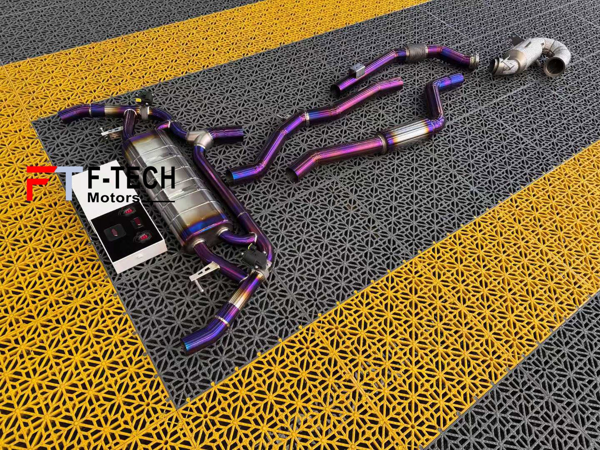 F Tech Motors Titanium Catback Exhaust System for Mercedes Benz GLC 300 X254 2023+