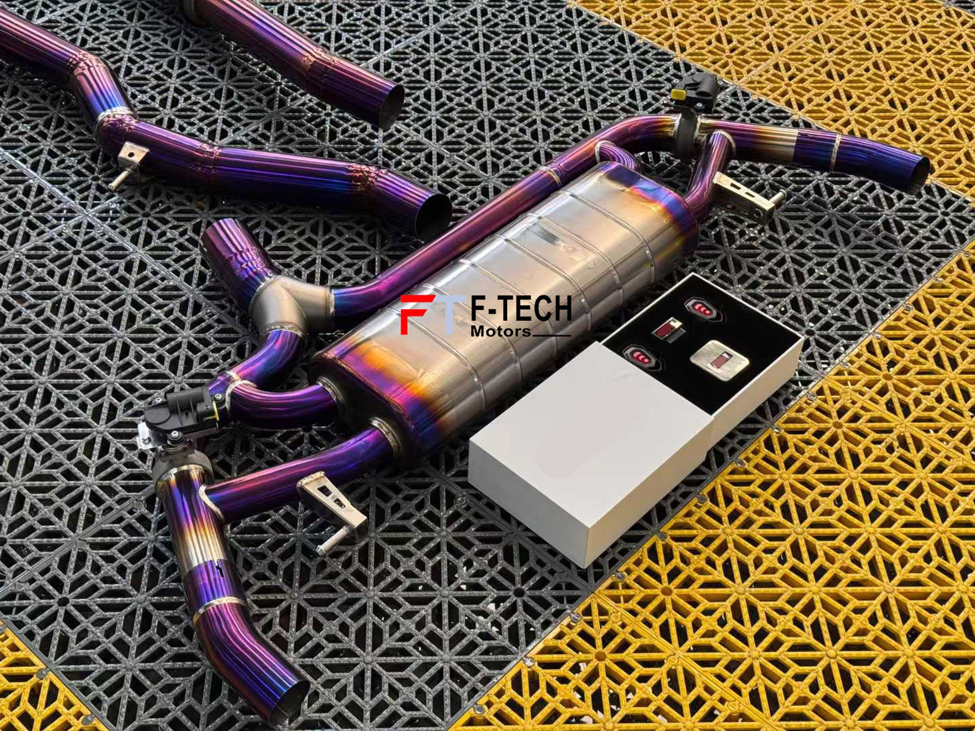 F Tech Motors Titanium Catback Exhaust System for Mercedes Benz GLC 300 X254 2023+