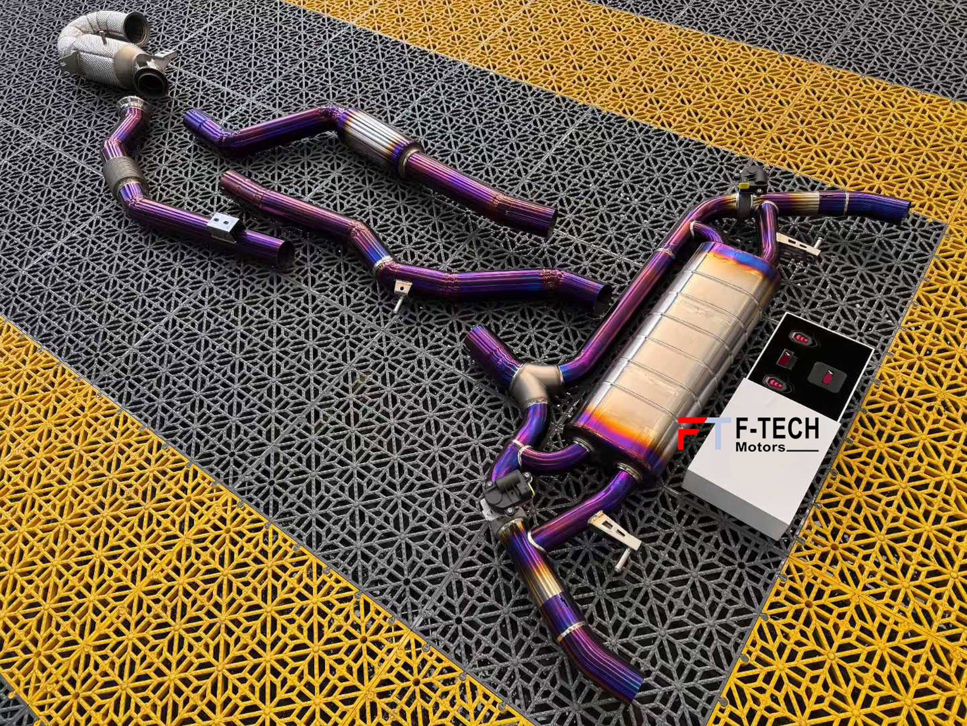 F Tech Motors Titanium Catback Exhaust System for Mercedes Benz GLC 300 X254 2023+