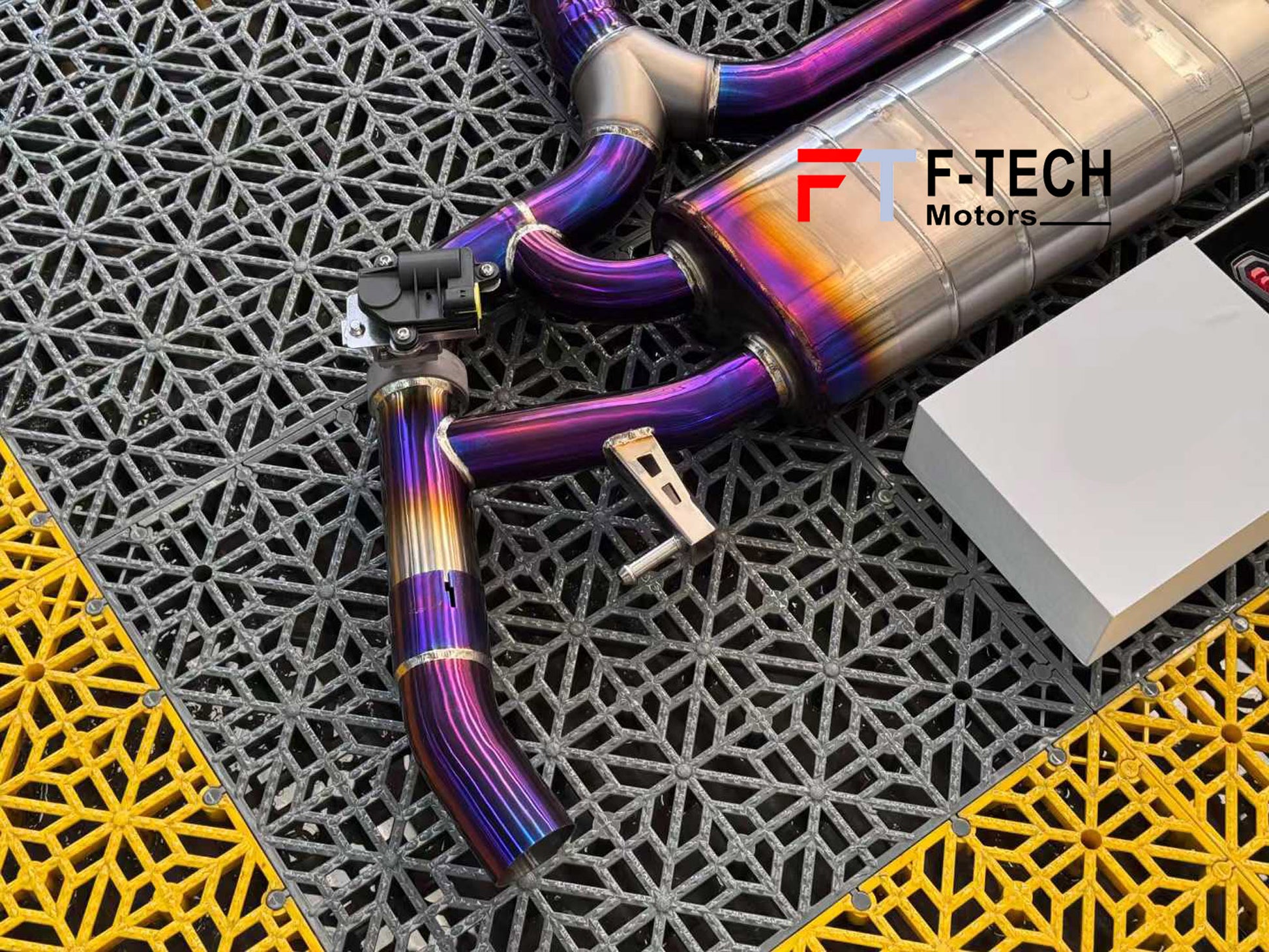 F Tech Motors Titanium Catback Exhaust System for Mercedes Benz GLC 300 X254 2023+