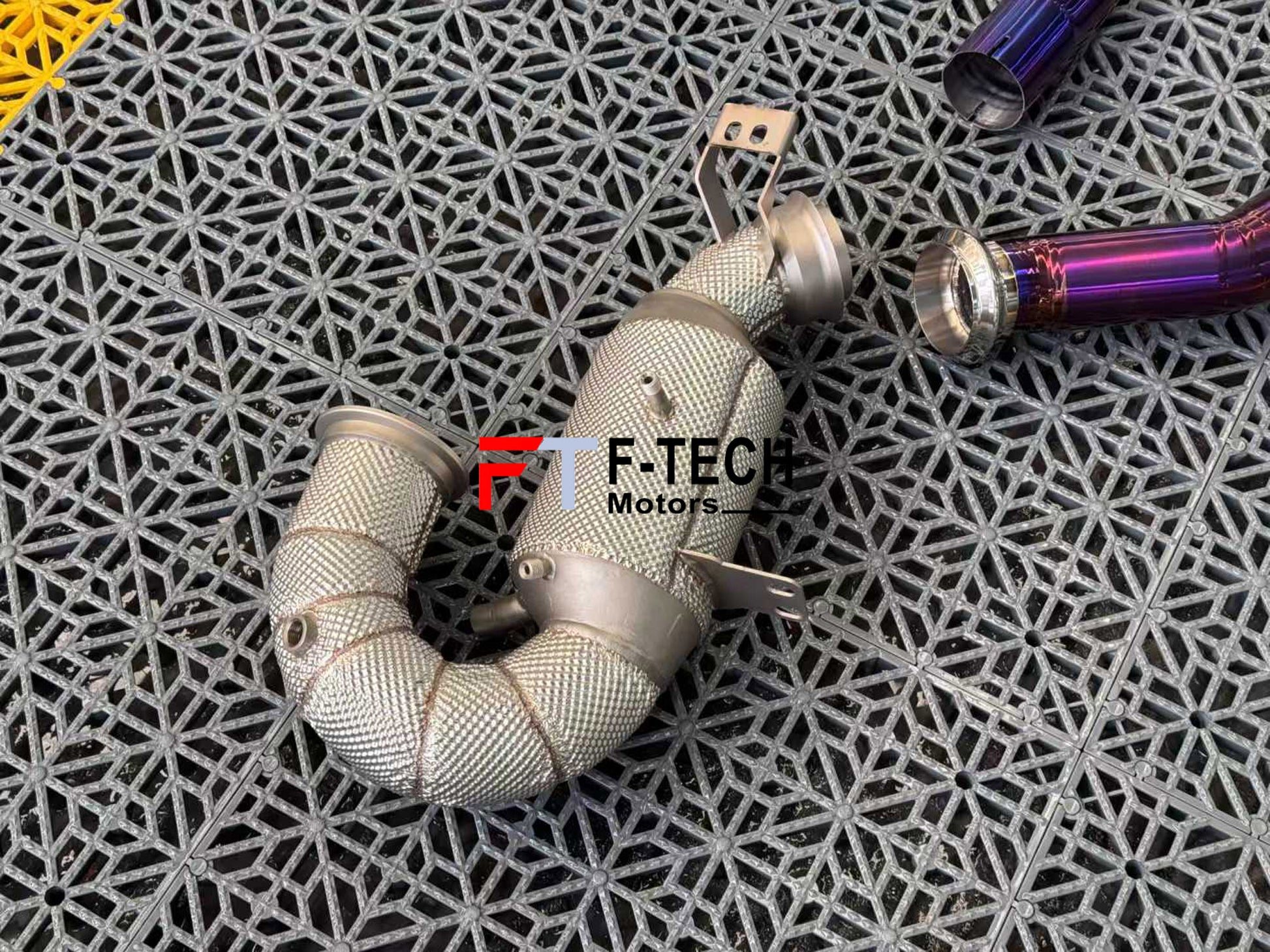 F Tech Motors Titanium Catback Exhaust System for Mercedes Benz GLC 300 X254 2023+
