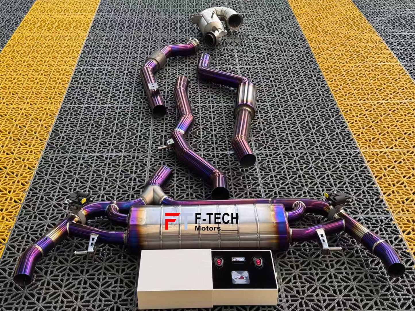 F Tech Motors Titanium Catback Exhaust System for Mercedes Benz GLC 300 X254 2023+