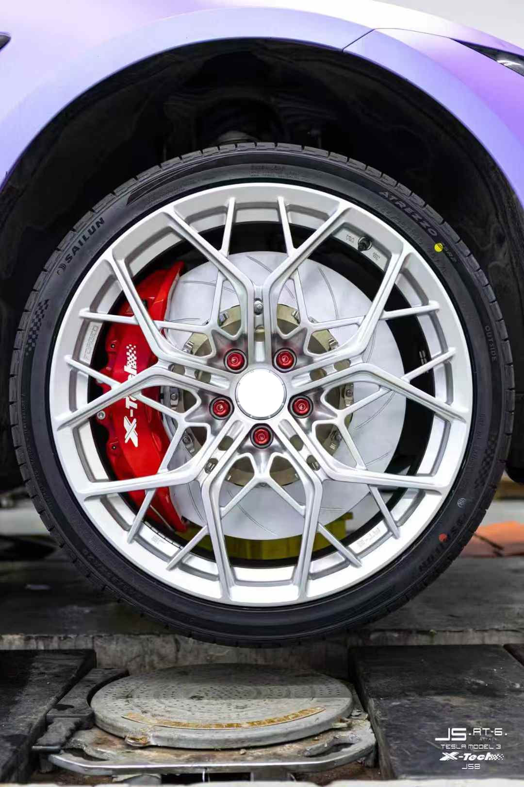 Custom Forged Wheels For Tesla Model S Plaid X 3 Y Cybertruck