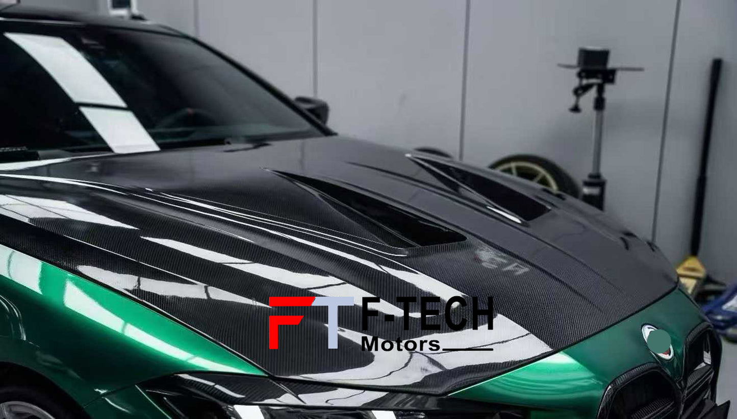 Carbon Fiber Hood Bonnet For BMW 4 Series G22 G23 G26 2024+Novitec