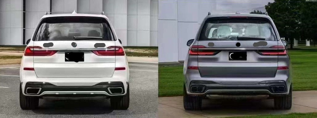 OLD BMW X7 G07 2018-2022 Convert Upgrade Body Kit Into NEW BMW X7 G07 LCI 2023+
