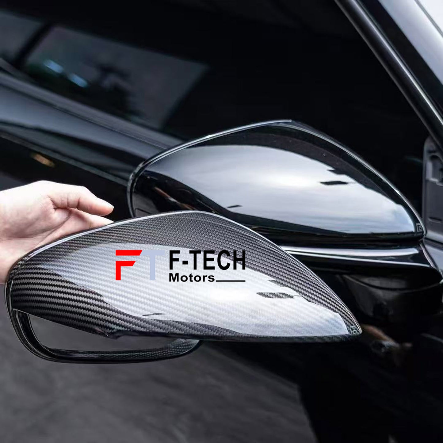 Dry Carbon Fiber Mirror Replacement Covers for Porsche 911 992 Carrera 4 Turbo S 2019 - 2022