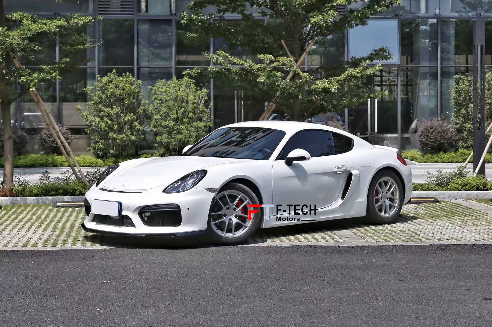 Body Kit GT4 Style For Porsche 718 Cayman Boxster 981 2012 - 2015