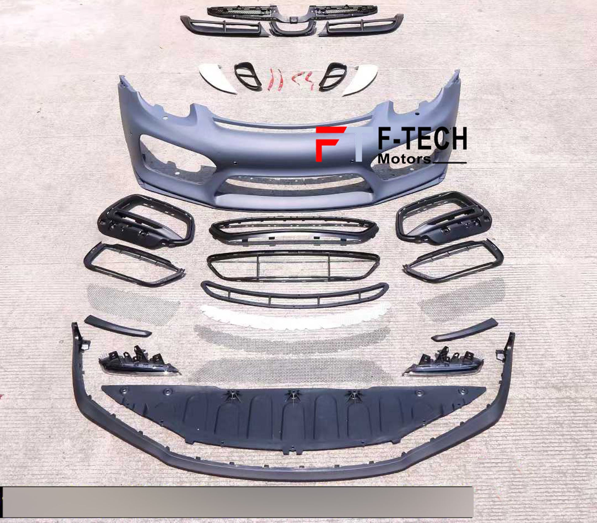 Body Kit GT4 Style For Porsche 718 Cayman Boxster 981 2012 - 2015