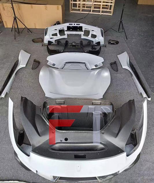 Conversion Pista dry carbon fiber body kit for Ferrari GTB 2015 - 2019