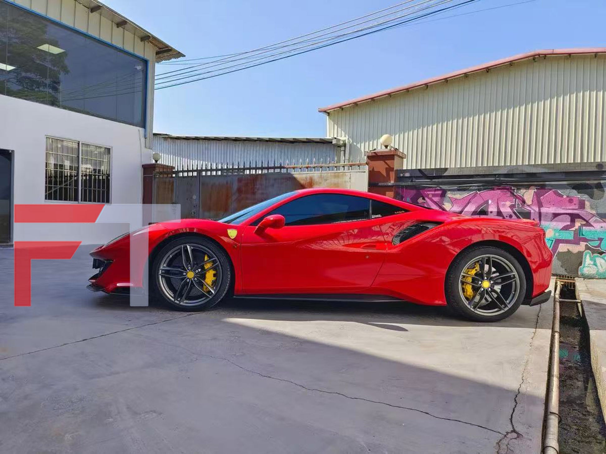 Conversion Pista dry carbon fiber body kit for Ferrari GTB 2015 - 2019