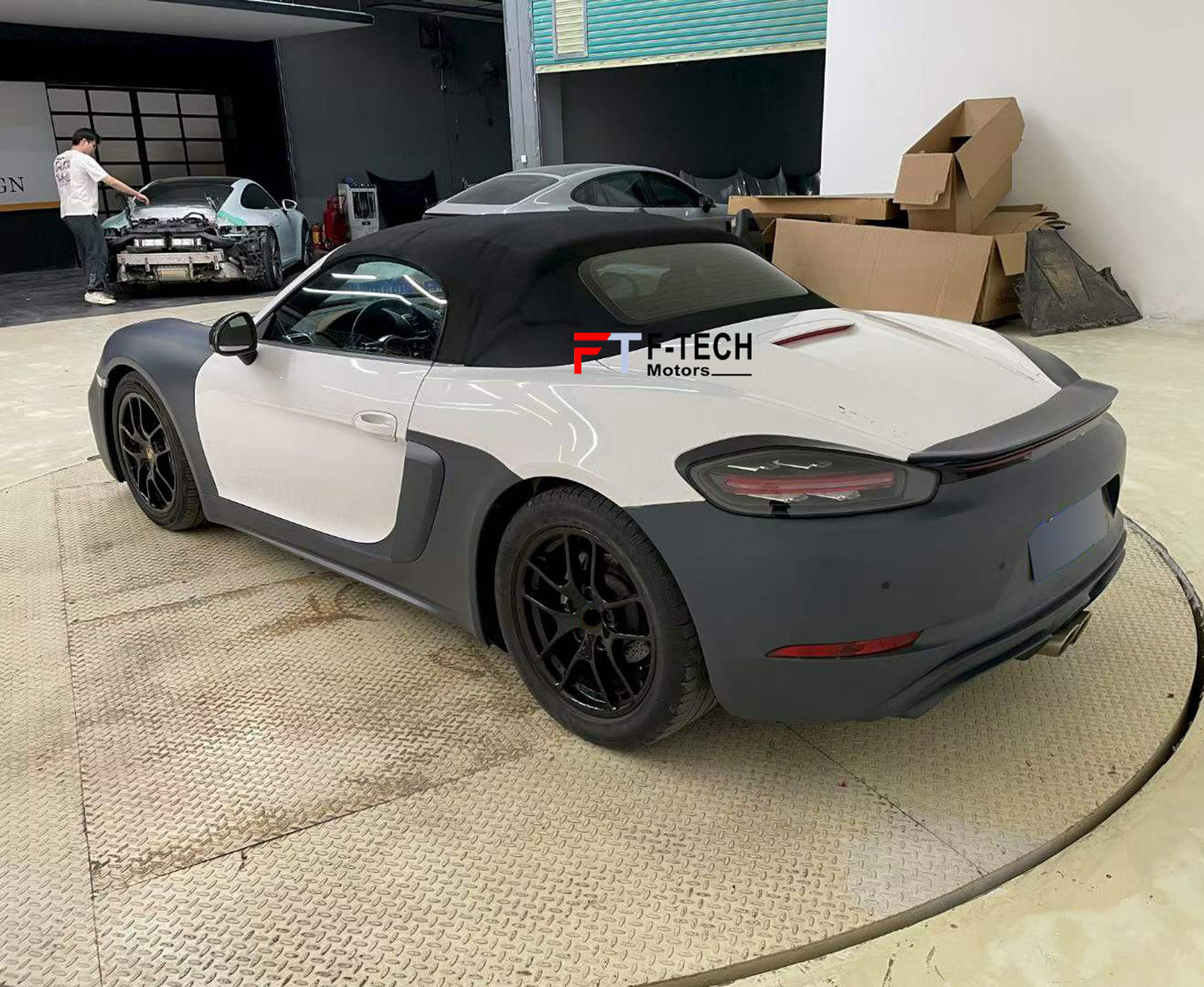New Look GTS Style Conversion Body Kit For Porsche 718 Cayman Boxster 981 2012 - 2017