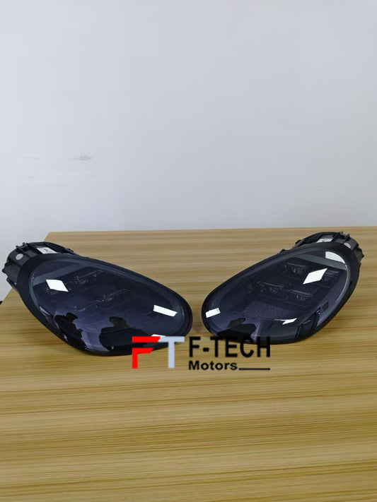 Matrix LED Dark Headlights 2025 Look For Porsche 718 Cayman Boxster 987.2 2009 - 2012