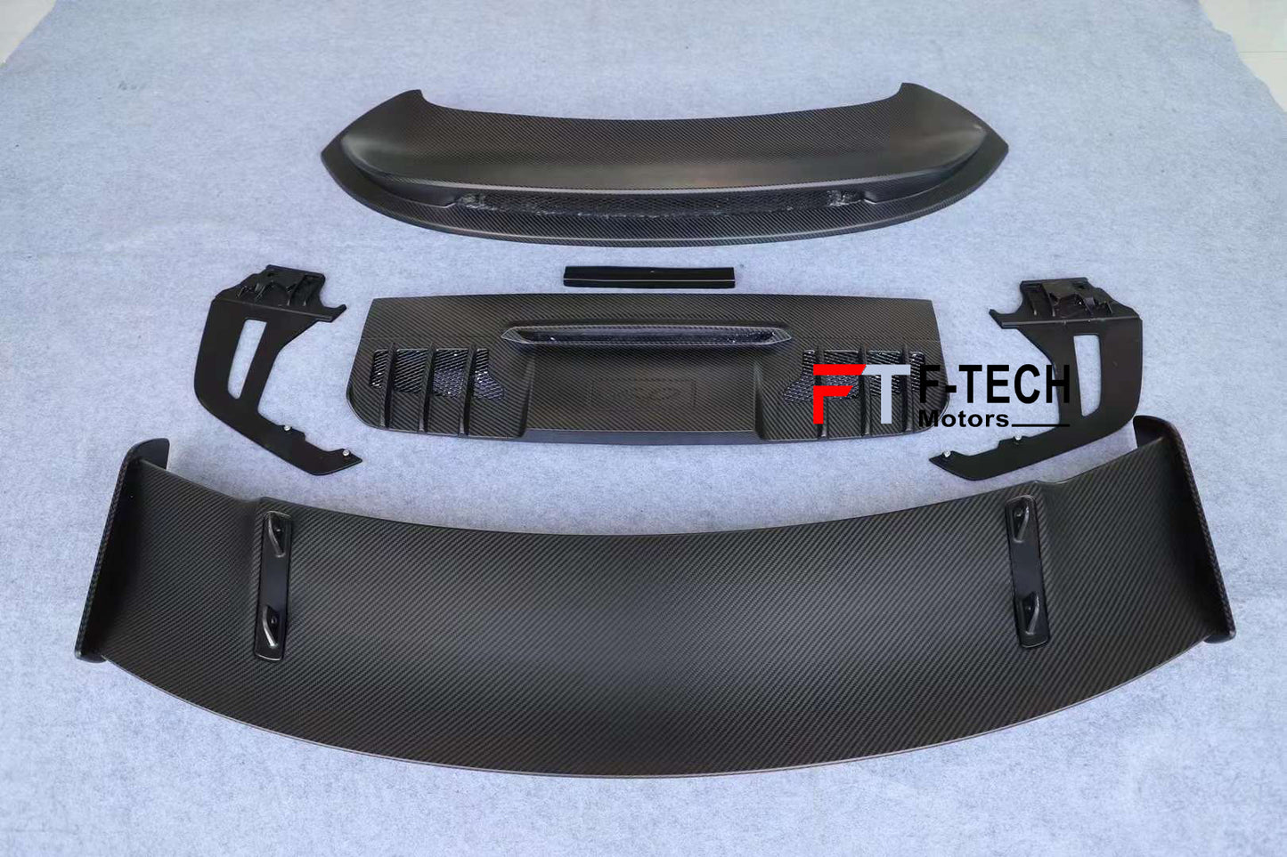 GT3 Style Dry Carbon Fiber Rear Wing Spoiler For Porsche 911 992 Carrera 4 S 2019 - 2024