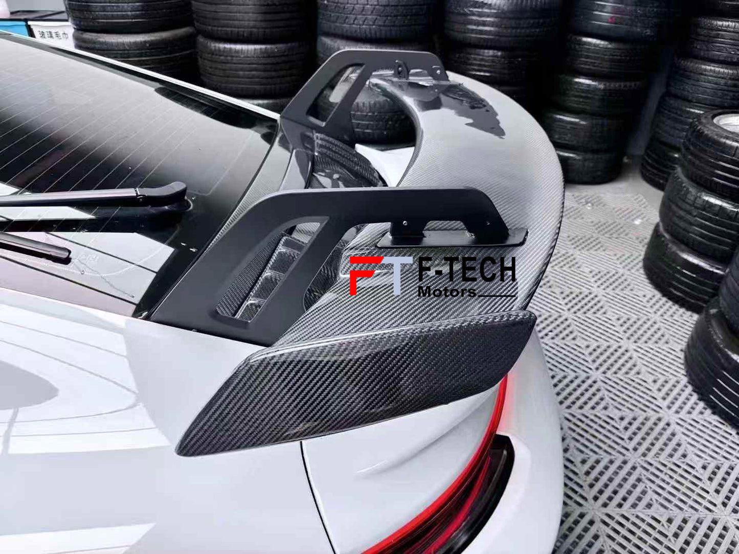 GT3 Style Dry Carbon Fiber Rear Wing Spoiler For Porsche 911 992 Carrera 4 S 2019 - 2024