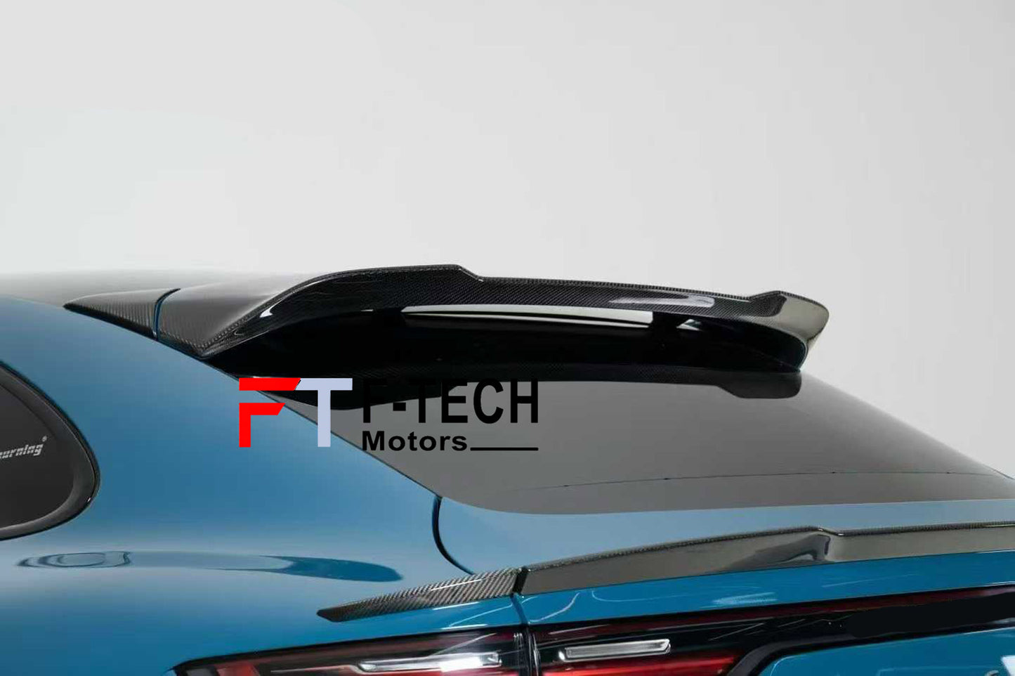Dry Carbon Fiber Rear Roof Spoiler For Porsche Cayenne Coupe 9Y0 2017 - 2023 Mansory