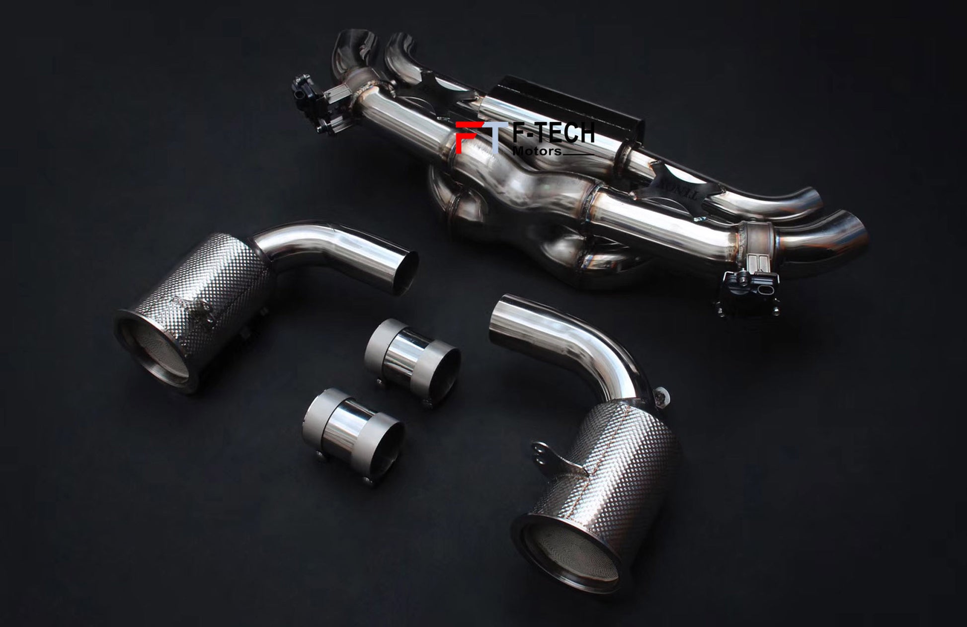 F Tech Motors Exhaust System Catback for Porsche 911 992 Carrera 4 S 4S Cabriolet 2019 - 2024