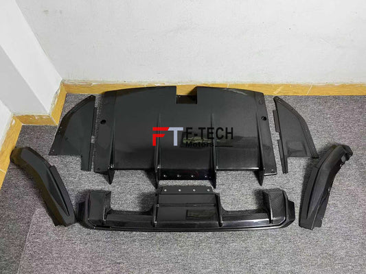 Dry Carbon Fiber Rear Diffuser For BMW M3 G80 M4 G82 2020 - 2024