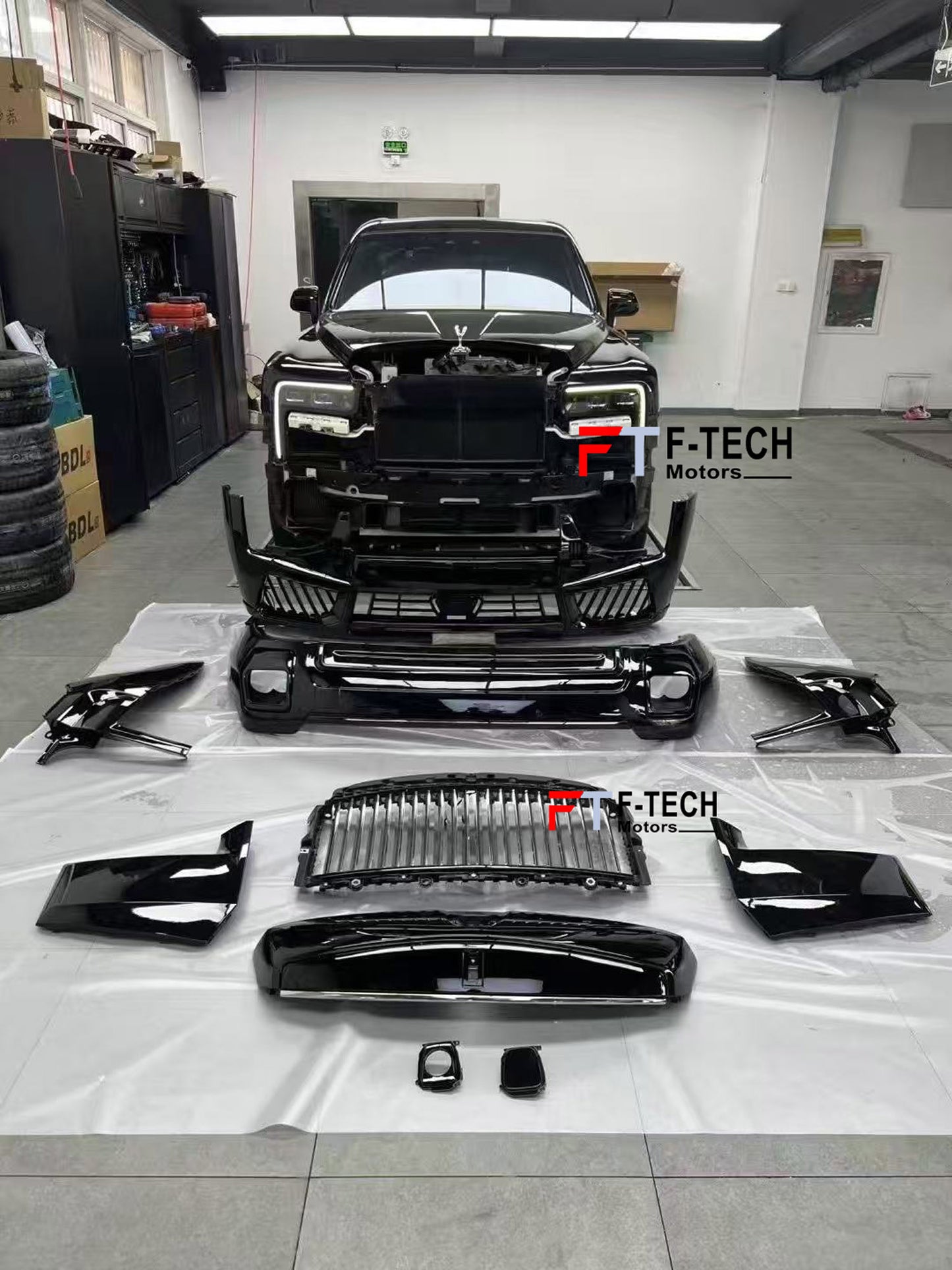 New Facelift 2025 Style Body Kit for Rolls Royce Cullinan 2019 - 2024