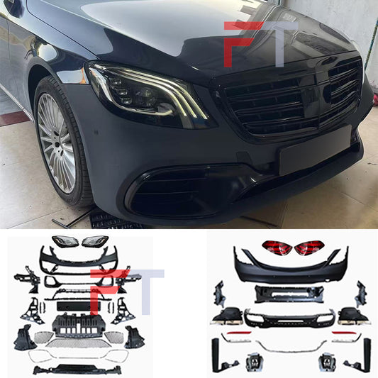 2020 look S63 AMG facelift body kit for Mercedes Benz W222 2014 - 2017