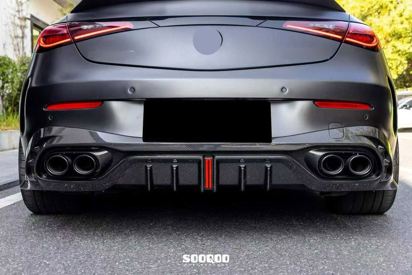 Authentic SooQoo Dry Carbon Fiber Body Kit For Mercedes Benz CLE 53 AMG C236 2024+