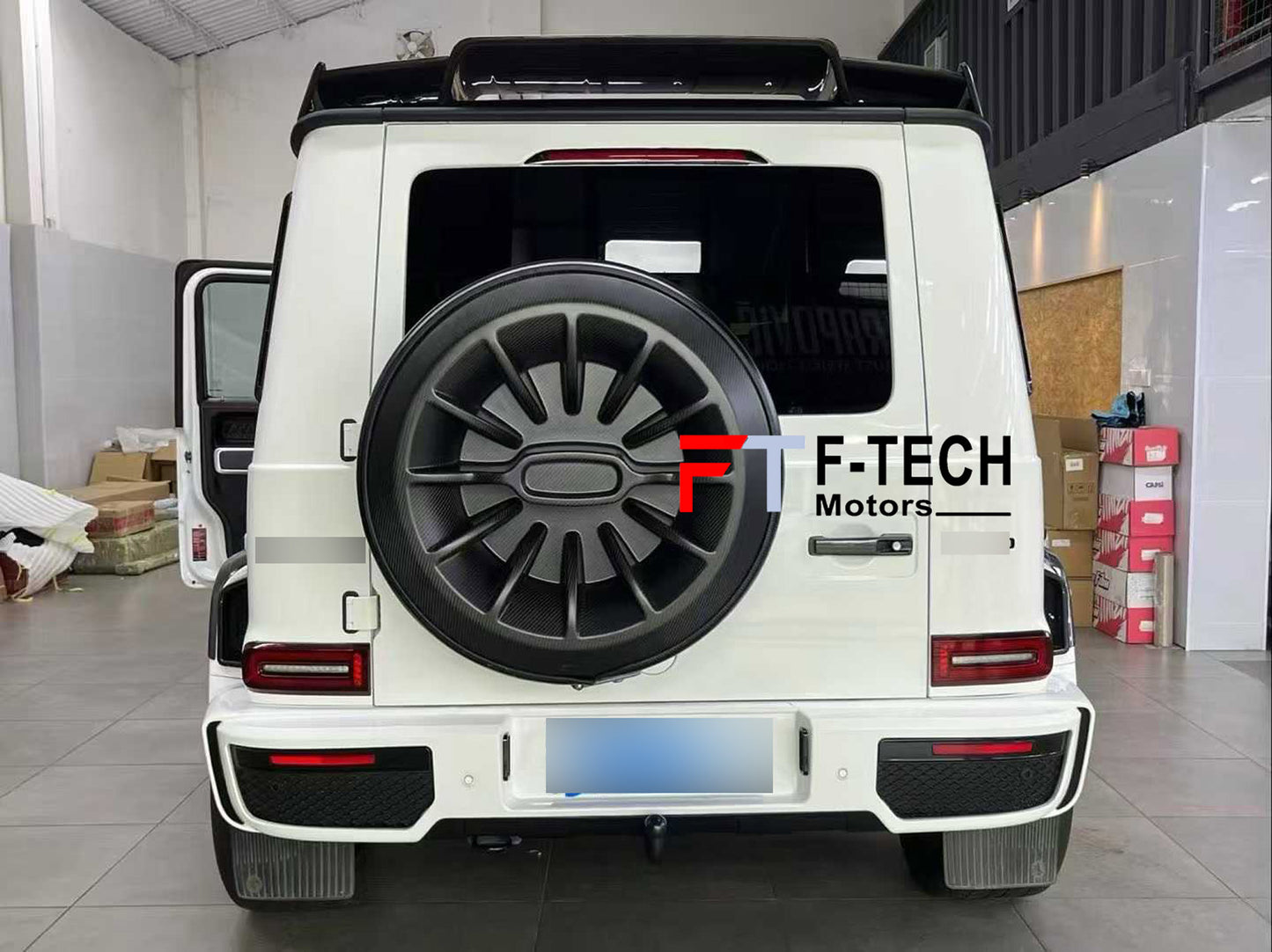Dry Carbon Spare Wheel Cover For Mercedes Benz G Class W463A W464 G63 AMG 2019 - 2023