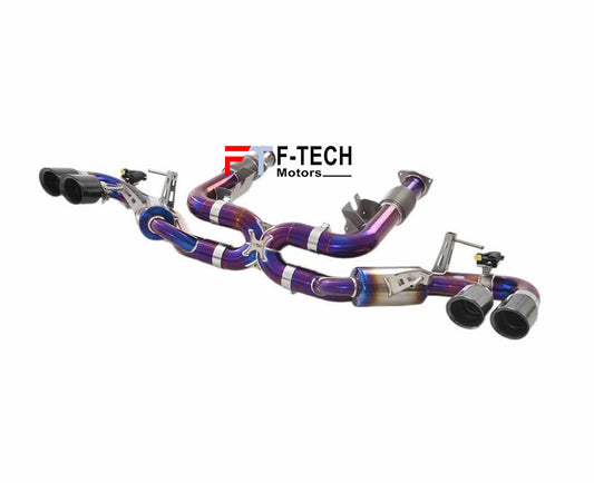 Titanium X Pipe Exhaust System for Chevrolet Corvette C8 2020+ 6.2L