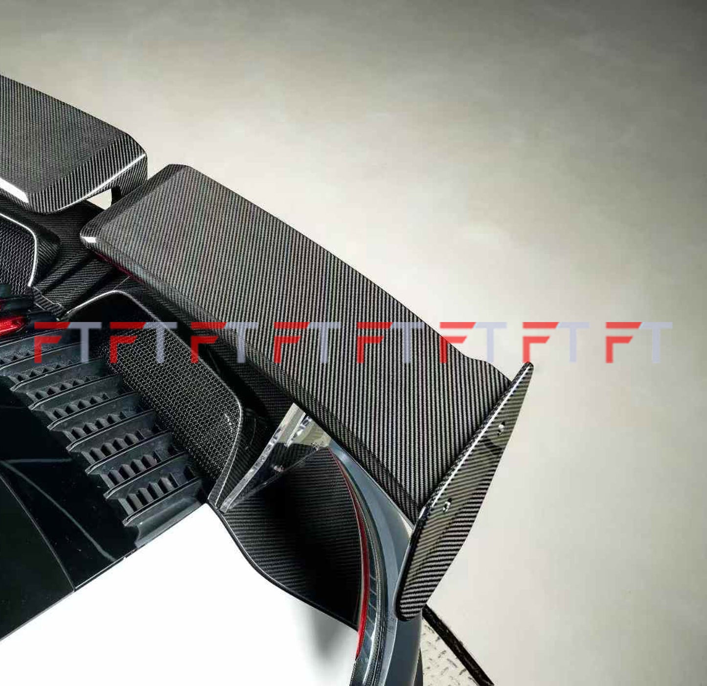 carbon TKT fiber rear wing spoiler for Porsche 911 992 Carrera 4 S 2019 - 2024