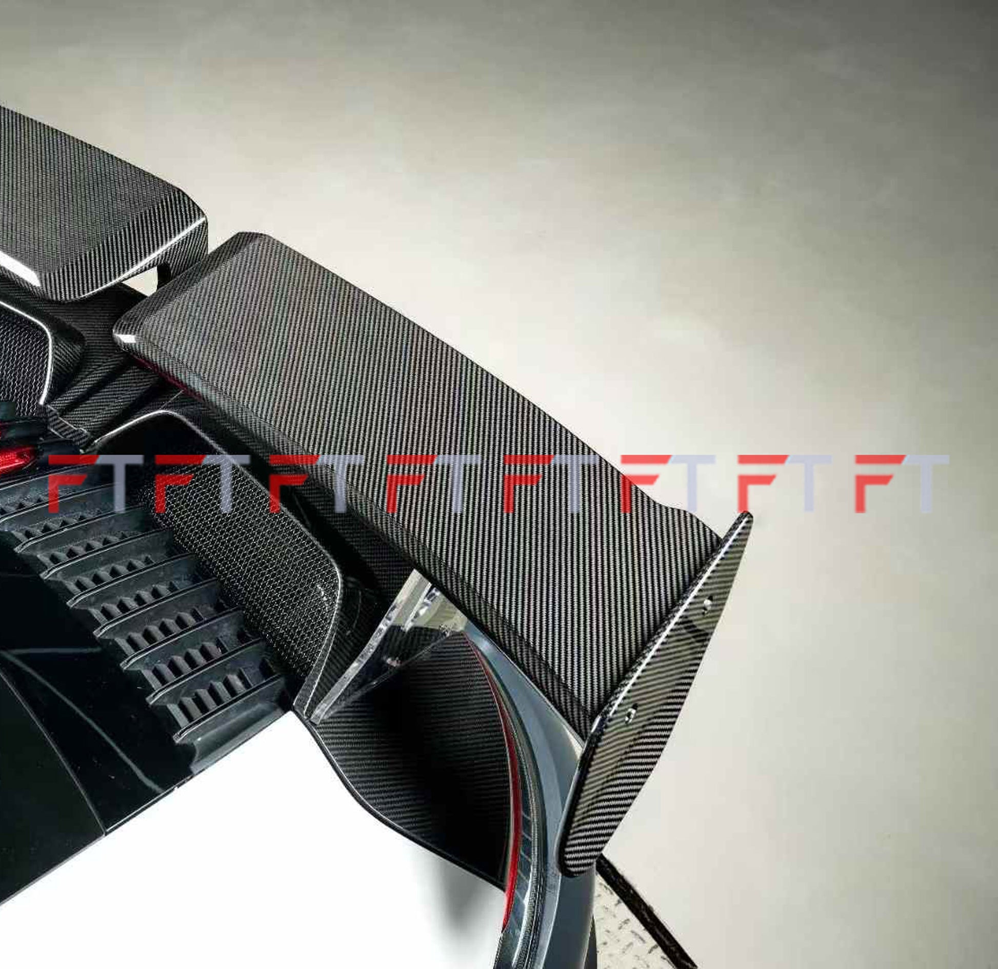 carbon TKT fiber rear wing spoiler for Porsche 911 992 Carrera 4 S 2019 - 2024
