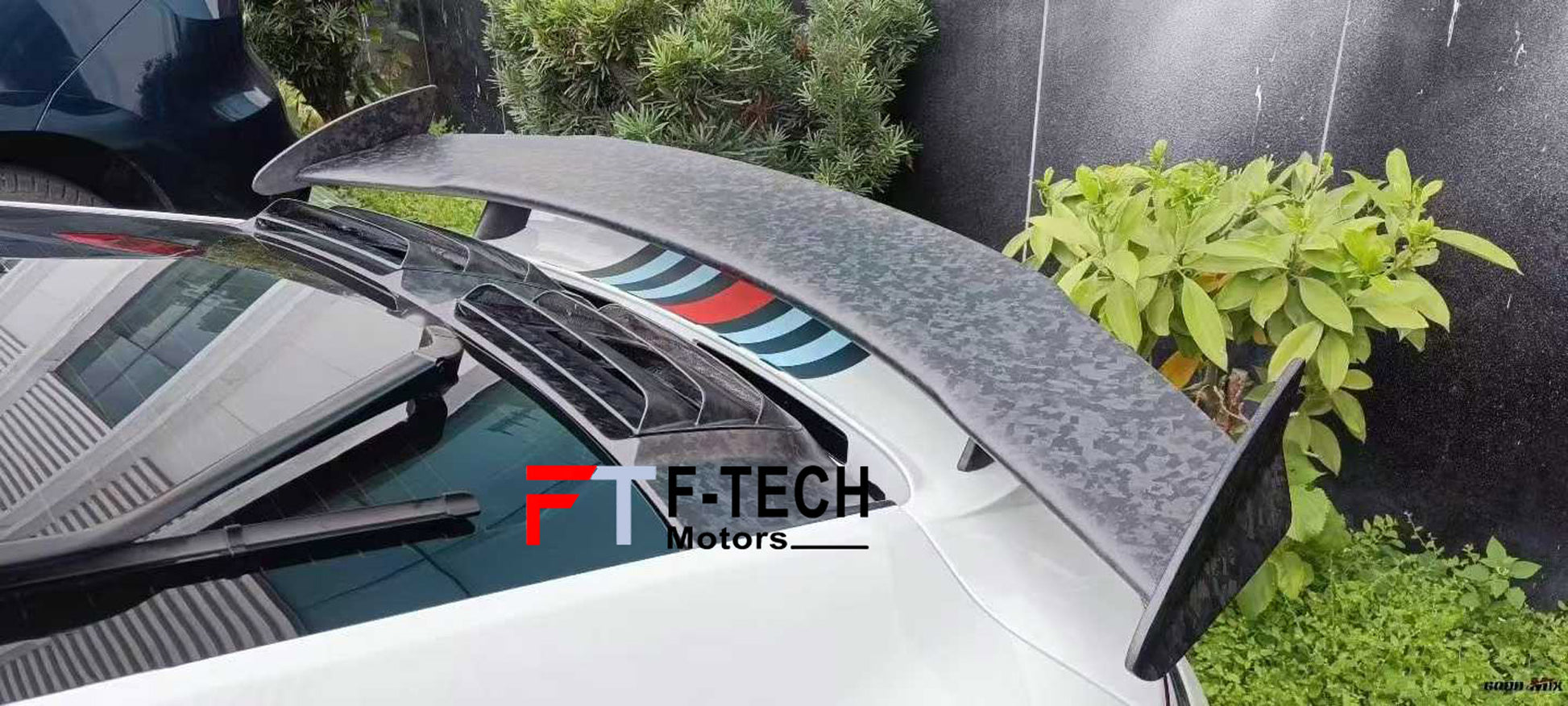 Matte Forged Carbon Body Kit For Porche 991 992.1 Carrera 4S 2019 - 2024 Rear Engine Cover Spoiler Diffuser Top Car Design