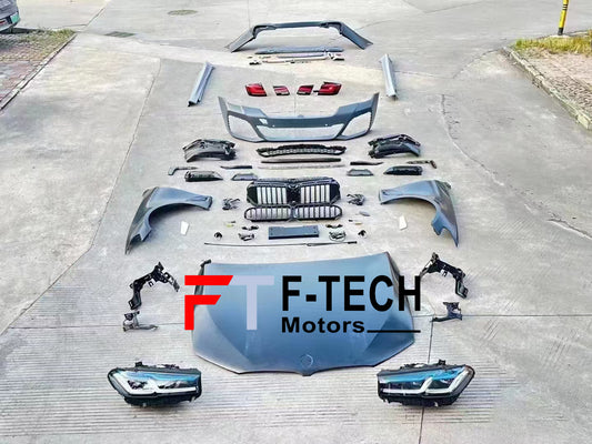 Upgrade From Old BMW 5 Series F10 F18 2011 - 2017 To G30 M Tech Body Kit 2021 - 2024