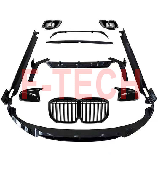 Upgrade body kit Paradigm style fit new BMW X7 G07 LCI 2023+