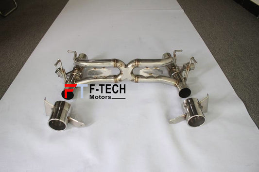 F Tech Motors X Pipe Exhaust System Catback for Ferrari 488 2015  -2019 3.9L