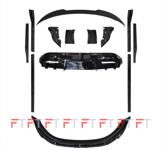 Mix Style body kit for Xiaomi SU7 2023+ Front Lip Side Skirts Rear Diffuser Spoiler