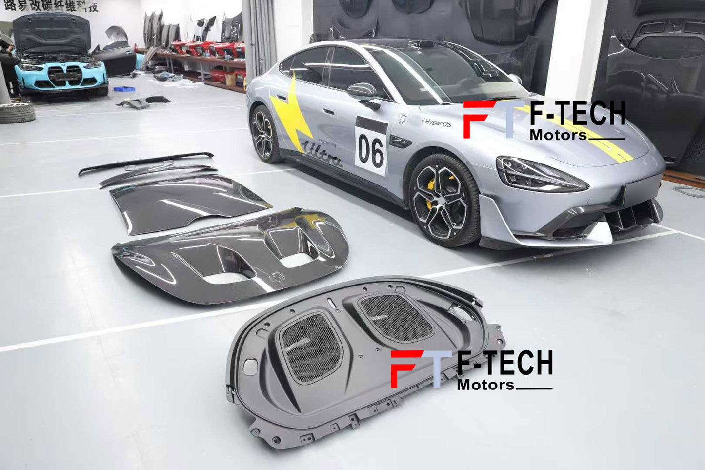 Carbon Fiber Hood | Roof Panel | Trunk Spoiler For Xiaomi SU7 2023+