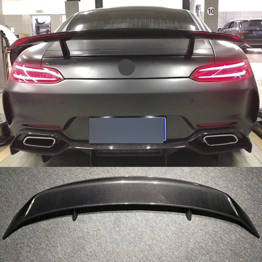 Dry carbon fiber rear wing spoiler for Mercedes Benz AMG GT 2014 - 2017 MSY