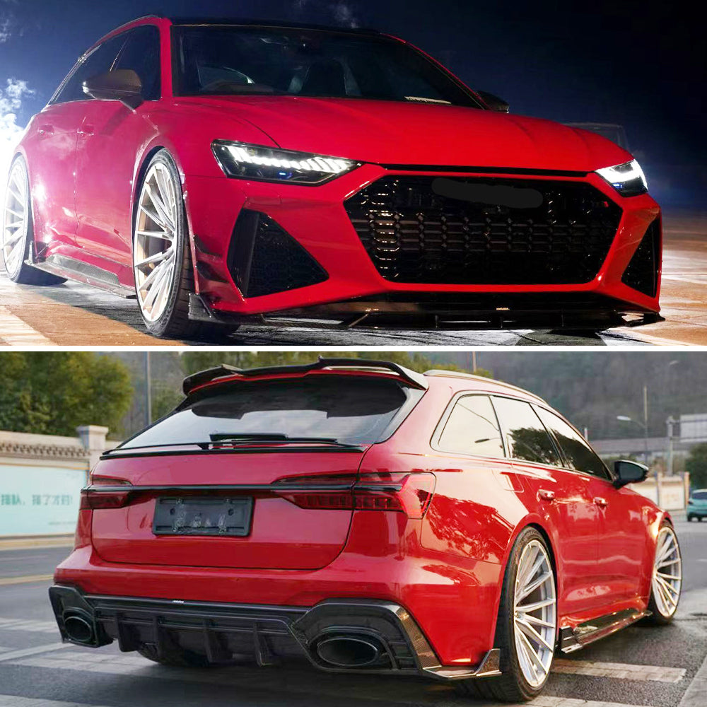 Authentic Aulena dry carbon fiber body kit fit Audi RS6 C8 2019 - 2024