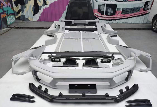 Dry carbon fiber wide body kit fit Mercedes Benz W463A W464 G63 AMG 2018 - 2023