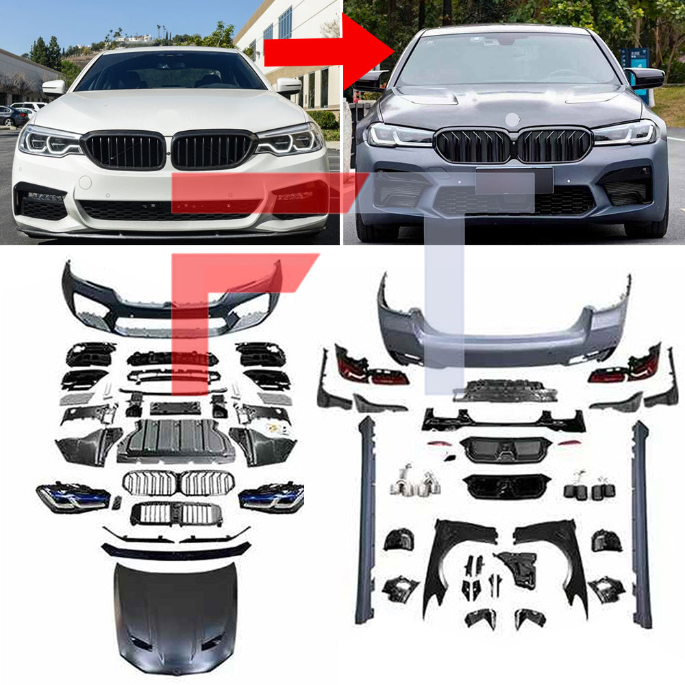 BMW M5 F90 CS style 2021-2024 upgrade conversion body kit fit BMW G30 G38 2018-2020 Pre-Facelift