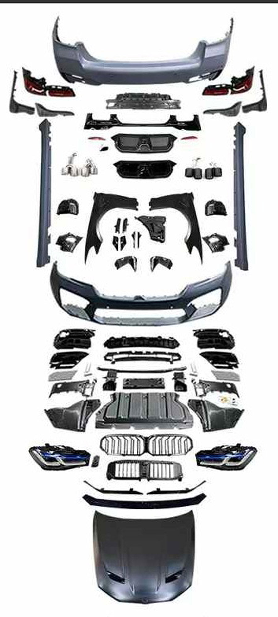 BMW M5 F90 CS style 2021-2024 upgrade conversion body kit fit BMW G30 G38 2018-2020 Pre-Facelift