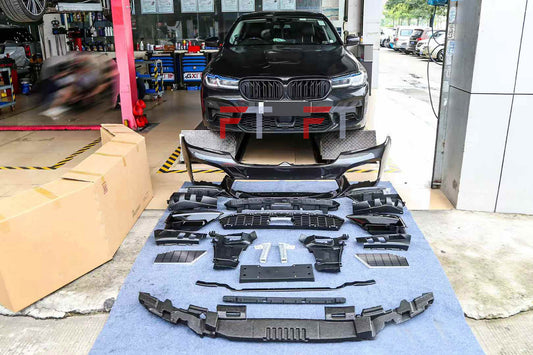 BMW M5 F90 style upgrade front bumper assembly for BMW G30 G38 2020-2024