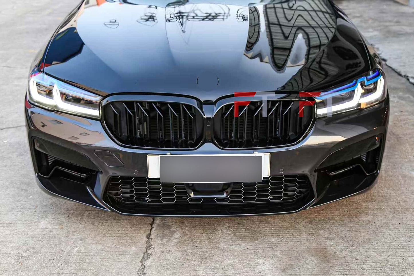 BMW M5 F90 style upgrade front bumper assembly for BMW G30 G38 2020-2024