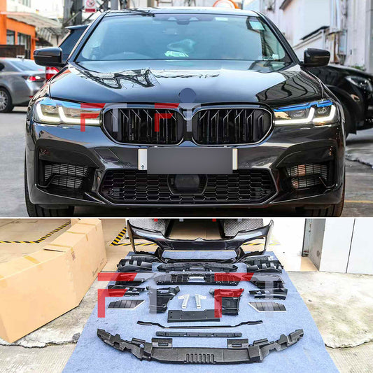 BMW M5 F90 style upgrade front bumper assembly for BMW G30 G38 2020-2024