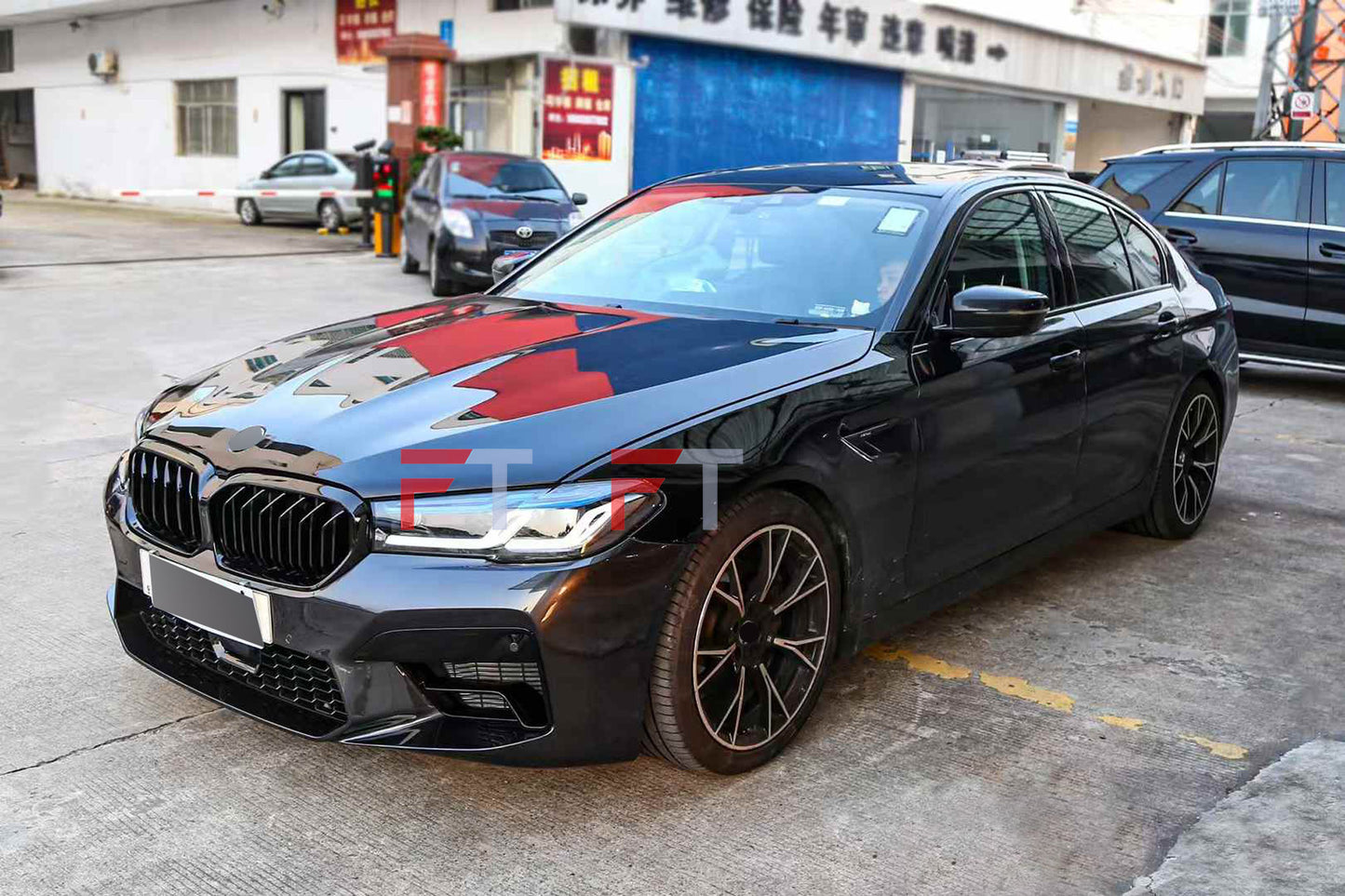 BMW M5 F90 style upgrade front bumper assembly for BMW G30 G38 2020-2024